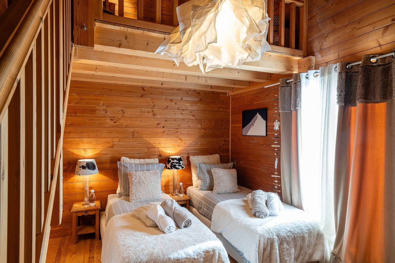 Maison d'hôtes 'Chambre Granon Au Datcha' avec vue sur la montagne, terrasse privée et Wi-Fi in Briançon, Serre Chevalier