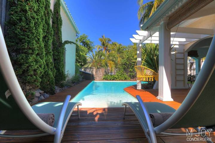 Villa für 8 Personen mit Pool in La Saline les Bains, Saint-Paul