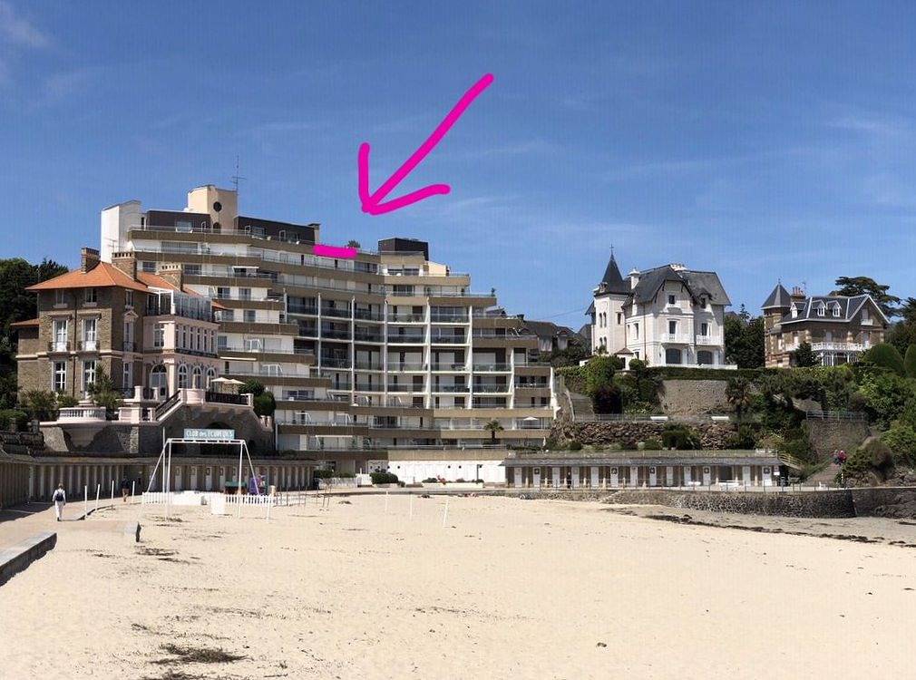Studio entier, Dinard, les pieds dans l'eau avec vue panoramique mer in Dinard, Région de Saint-Malo