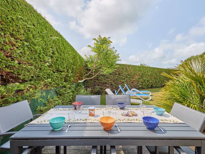 Maison de vacances pour 8 personnes, avec terrasse, animaux acceptés à Blainville-sur-Mer
