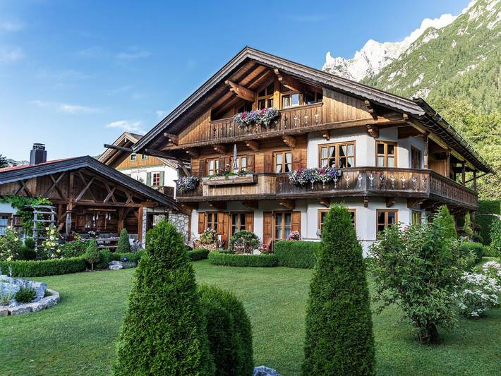 Ferienwohnung für 4 Personen, mit Sauna und Balkon, kinderfreundlich im Mittenwald - 2