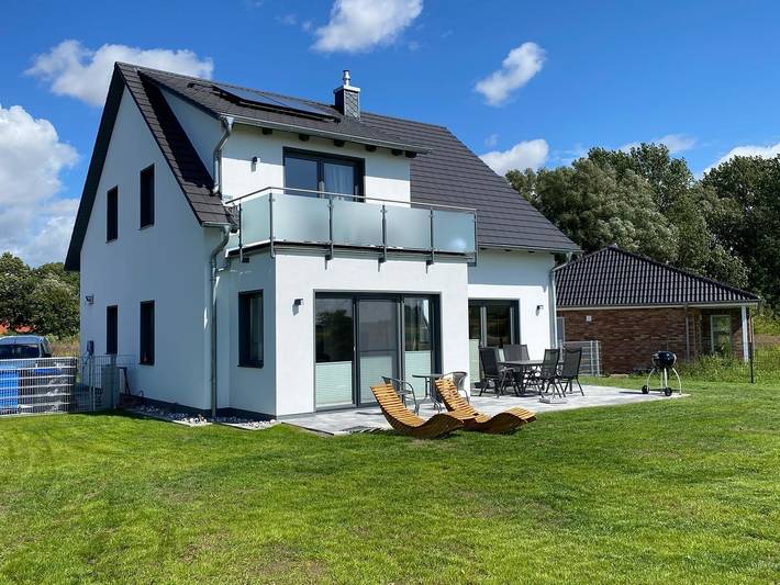 Ferienhaus für 8 Personen, mit Balkon und Garten sowie Sauna in Dreschvitz - 2