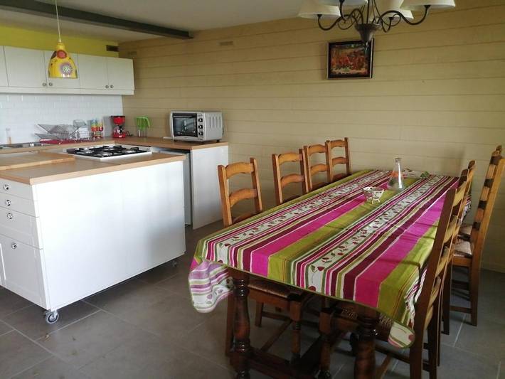 Maison de vacances pour 6 personnes, avec jardin et vue