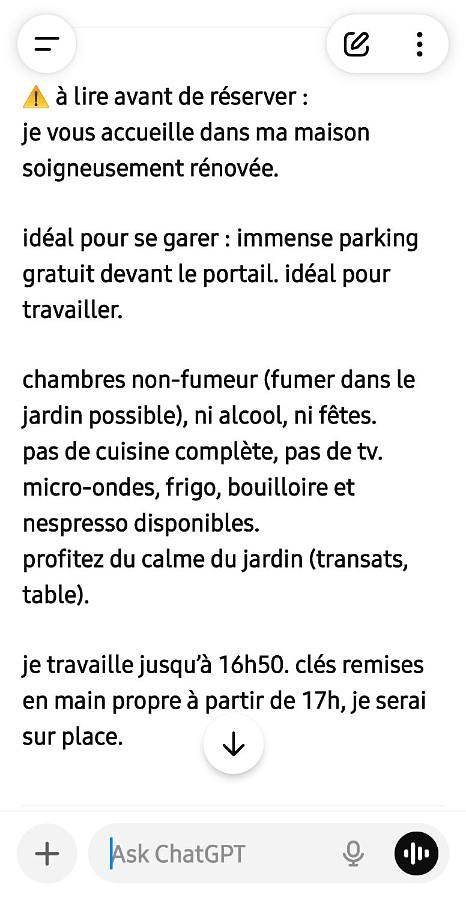 Gîte pour 3 personnes, avec jardin à Lingolsheim - 2