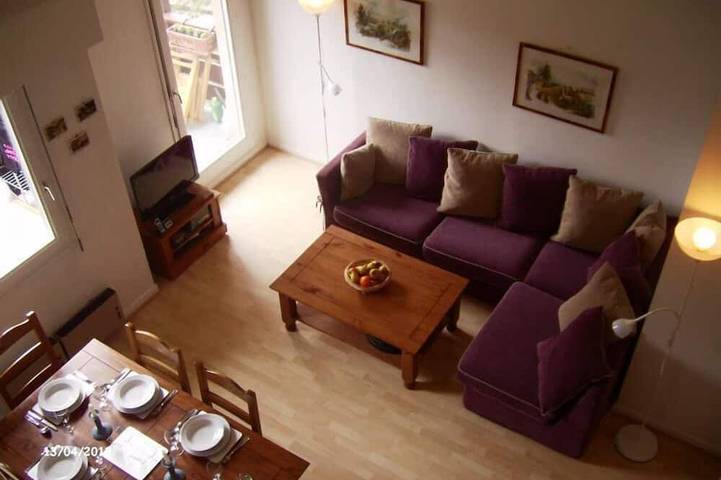 Location de vacances pour 5 personnes, avec balcon et piscine à Brides-les-Bains