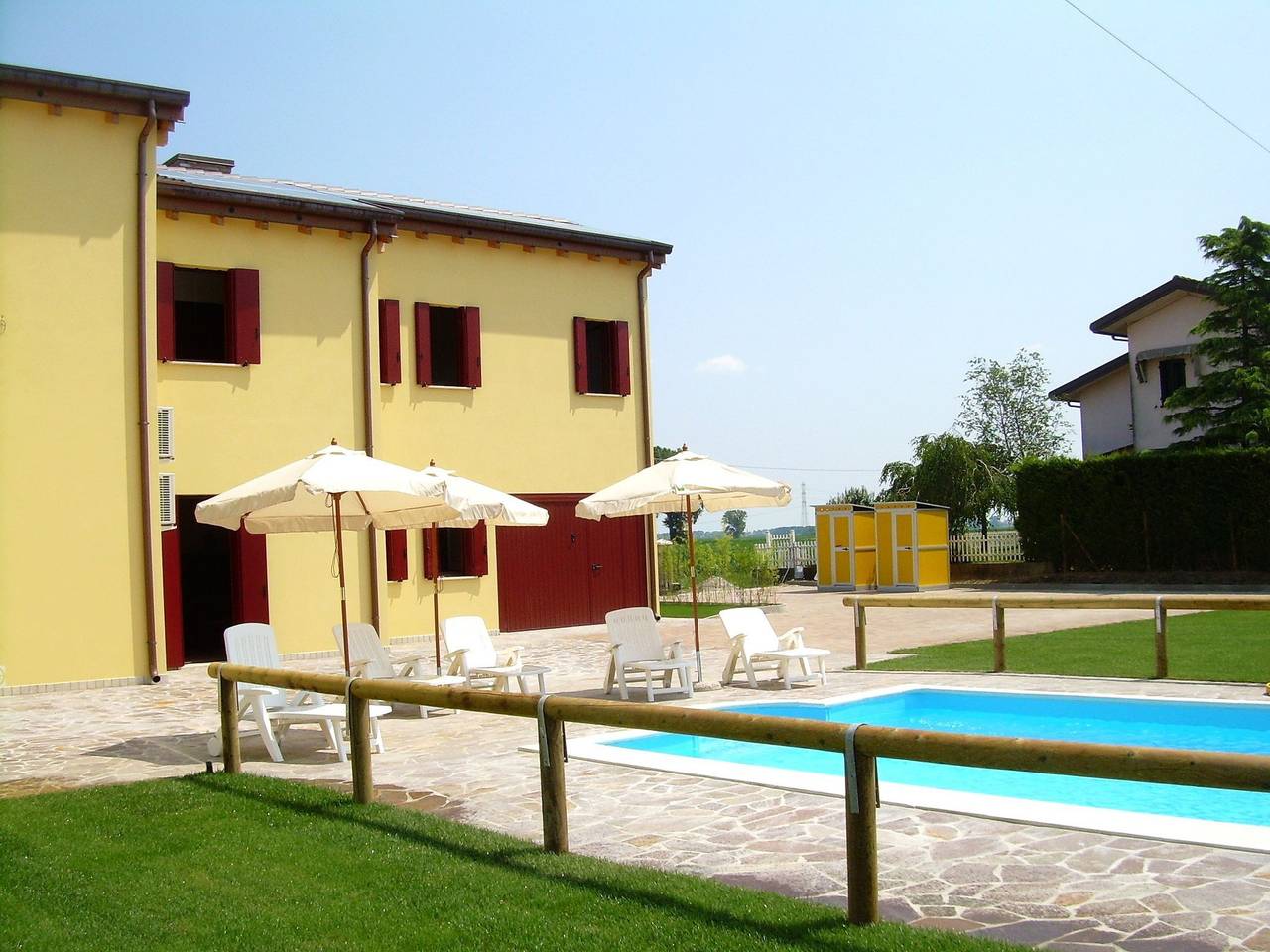 Acogedora casa de vacaciones con piscina in Ariano Nel Polesine, Provincia De Rovigo