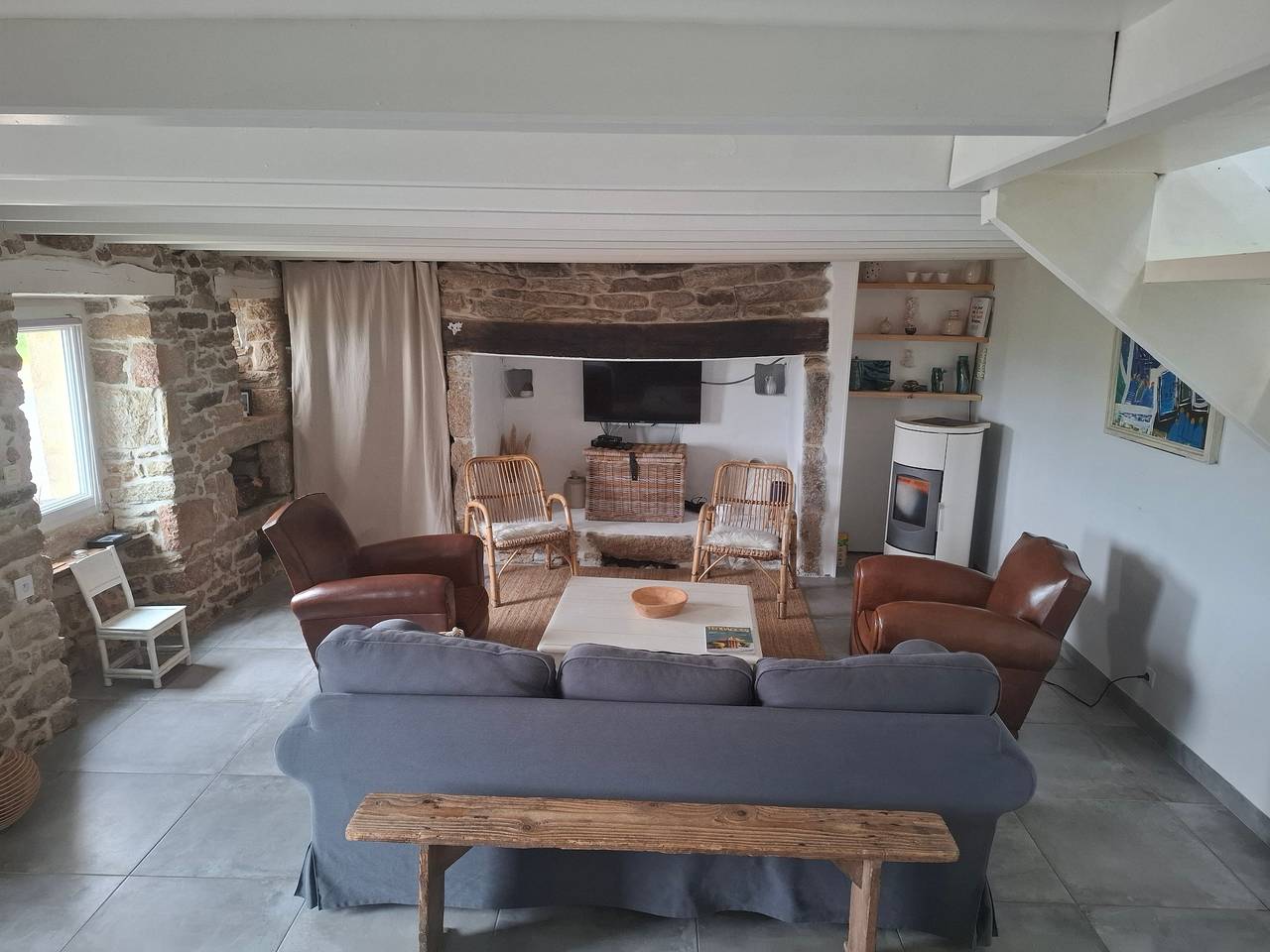 Ferienhaus für 6 Personen mit Garten in Plozévet, Côte de Cornouaille