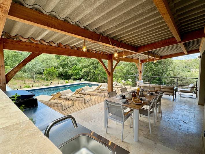Villa contemporaine avec piscine privée à Sotta in Sotta, Arrondissement de Sartène