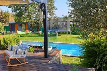 Gîte pour 5 personnes, avec balcon et jardin à Grézieu-la-Varenne