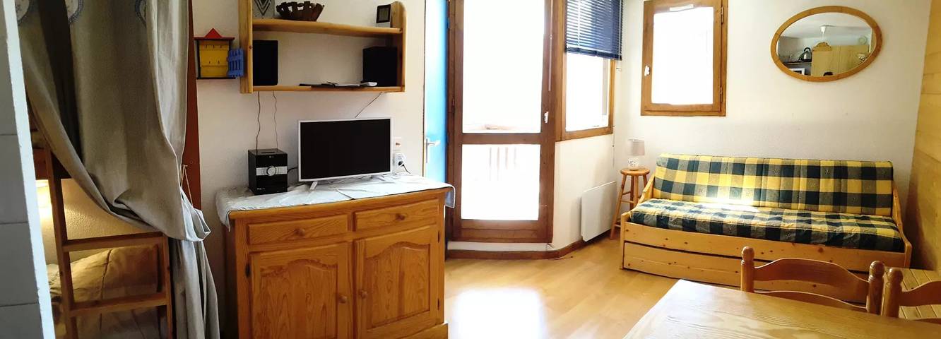 Gîte pour 4 personnes, avec balcon et vue dans Station De Peisey Vallandry - 2