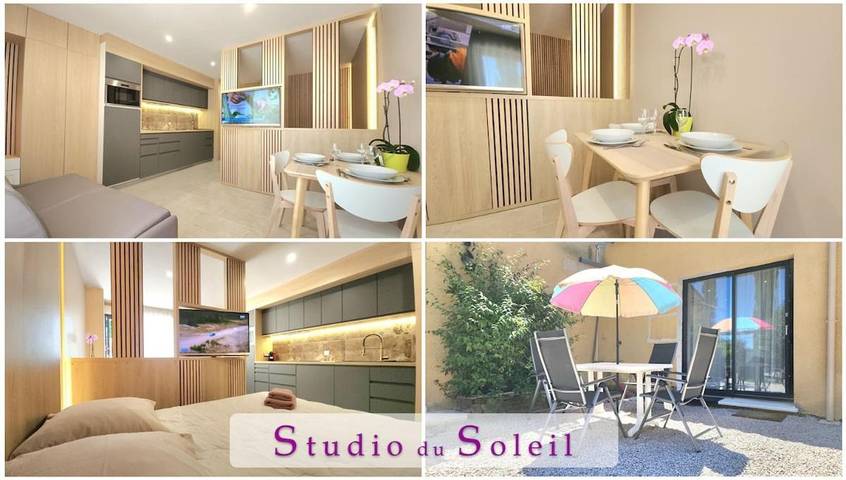 Appartement de vacances pour 3 personnes, avec vue ainsi que terrasse et jardin