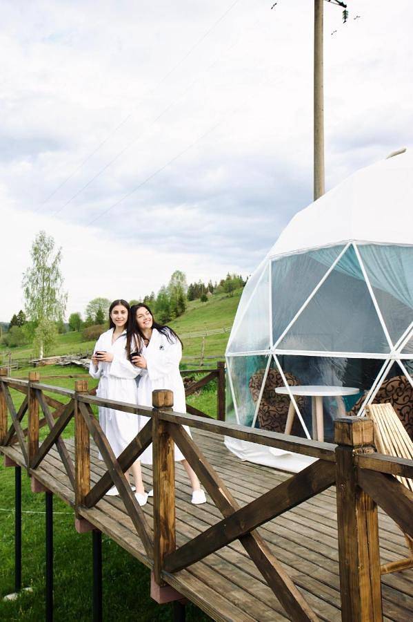 Tent in Carpathians (Ukraine)