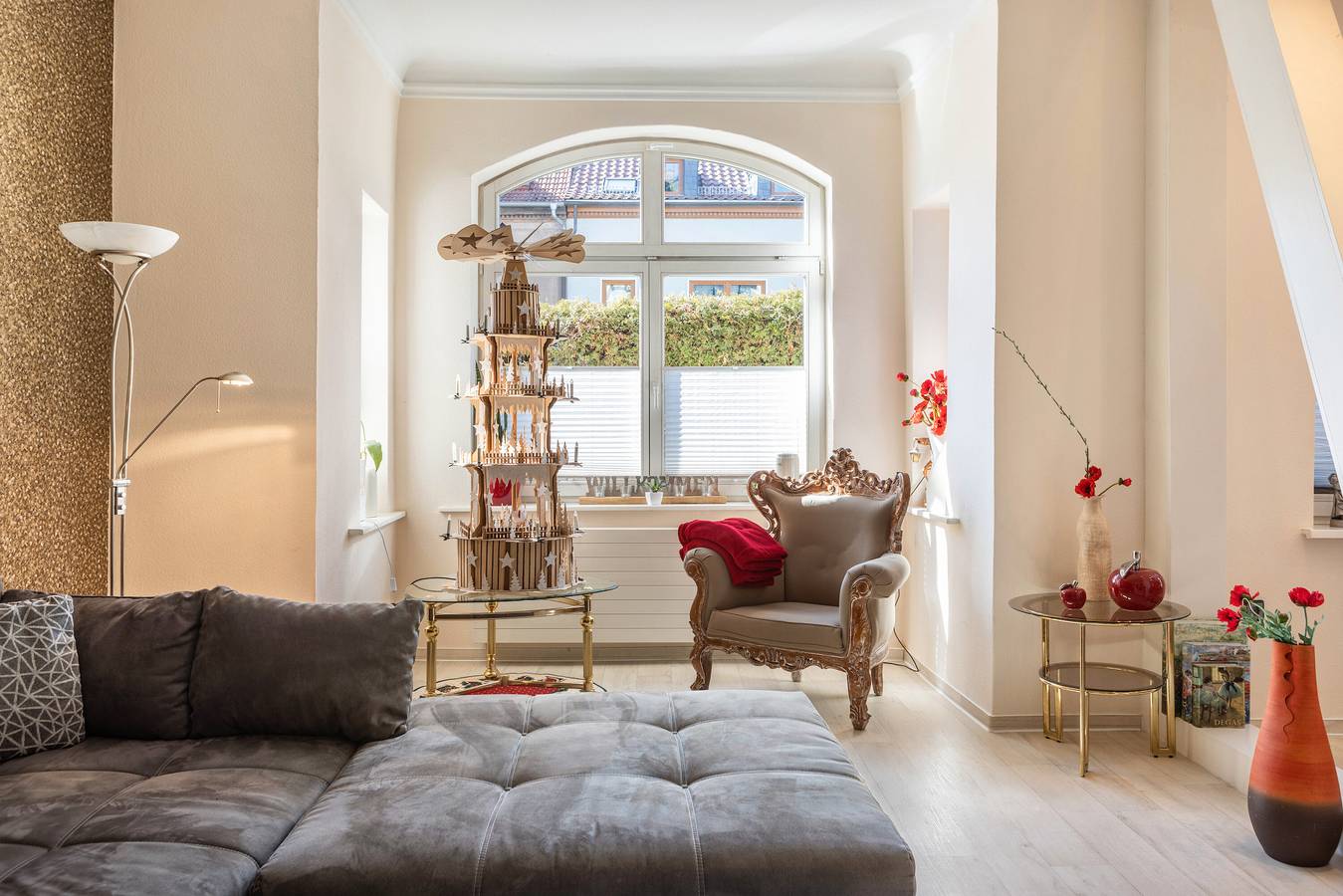 Ganze Wohnung, Ferienwohnung 'Vogelnest Familienambiente' mit Gemeinschaftspool, Gemeinschaftsterrasse und Wi-Fi in Mühlhausen, Unstrut-Hainich-Kreis