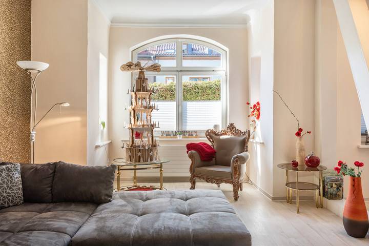 Ferienwohnung für 4 Personen, mit Garten in Mühlhausen