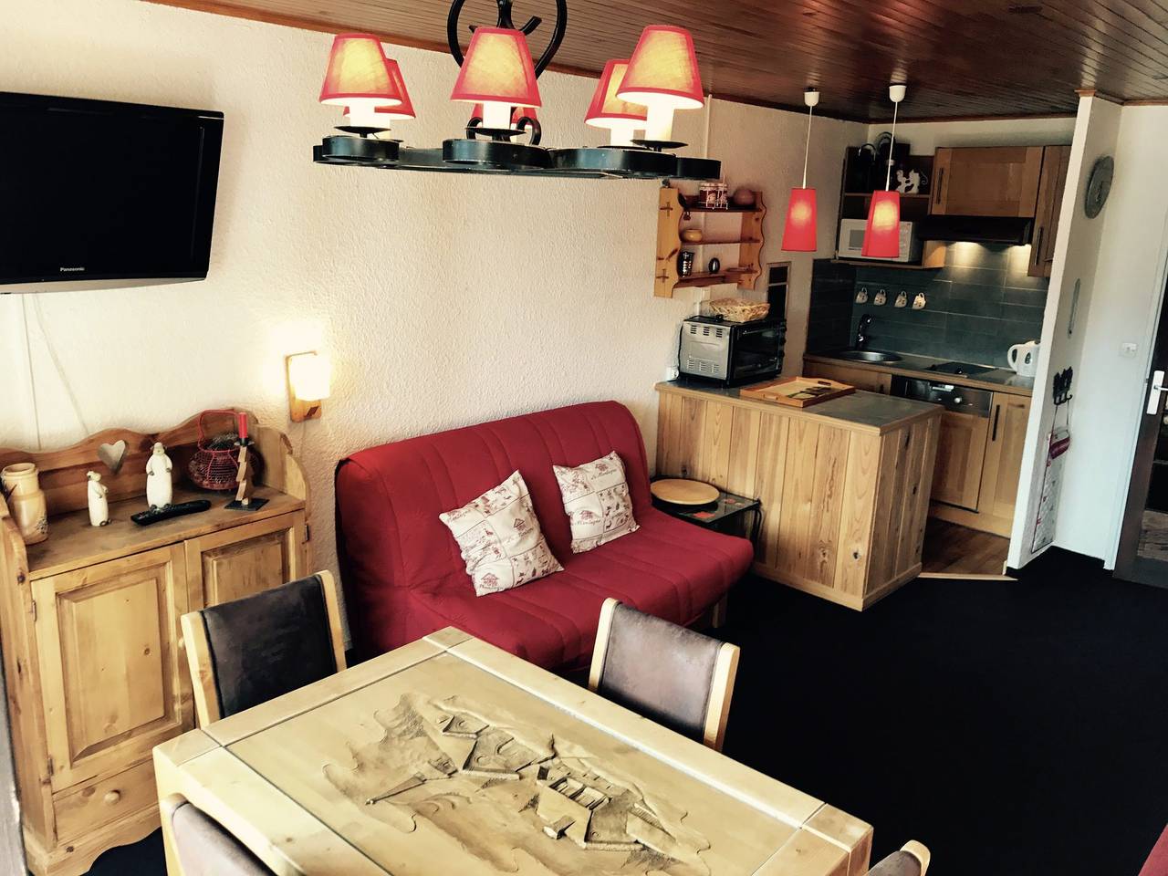 Studio pour 4 Personnes dans Mont-de-Lans, Parc national des Écrins