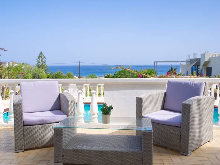 Ferienwohnung für 6 Personen, mit Balkon und Garten in Chania - 2