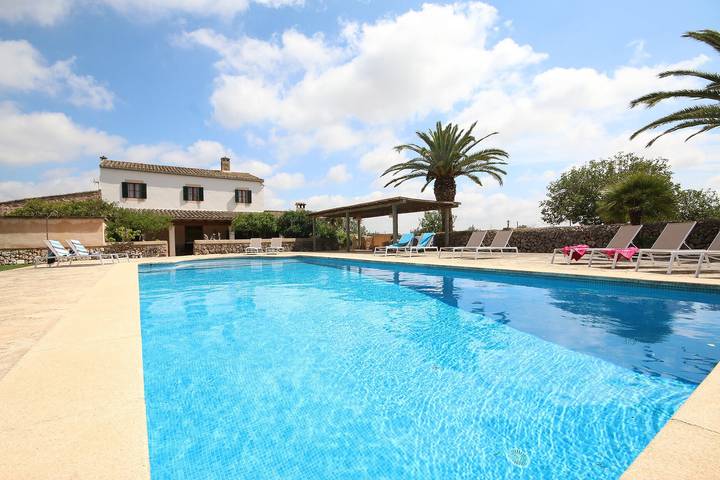Casa Son Rossinyol Nou – Geräumige Finca für bis zu 18 Gäste auf Mallorca in Campos, Mallorca Süden