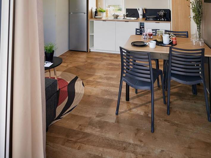 Camping Au Tylo Soleil - Mobilheim 6 personen - 43 Premium Mobilheim Trigano 35m² in Dauphin, Regionaler Naturpark Luberon