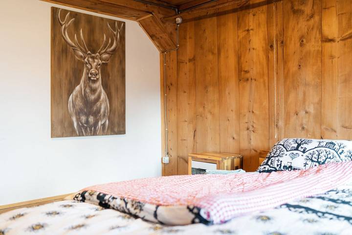Idyllisch gelegenes Ferienhaus  Obereichholzbeg in ländlicher Umgebung – ein perfekter Rückzugsort, um in aller Ruhe die Seele baumeln zu lassen. in Weesen, Kanton St. Gallen
