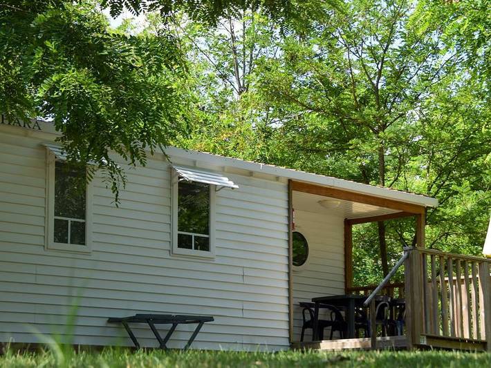 Mobil home pour 4 personnes, avec bassin pour enfant à Les Vans - 2