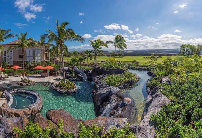 Resort per 4 persone, con piscina e giardino nonché idromassaggio alle Hawaii