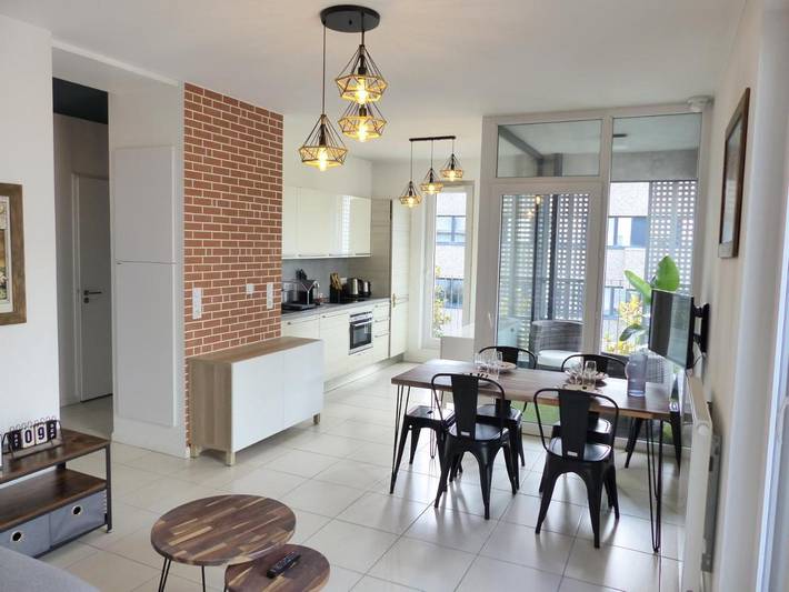 Gîte pour 4 personnes, avec Balcon et Terrasse dans Les Machines de l’île
