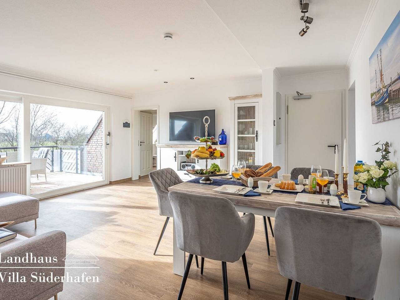 Ganze Ferienwohnung, Landhaus Villa Süderhafen - Family & Friends - Family & Friends in Nordstrand (Gemeinde), Nordstrand