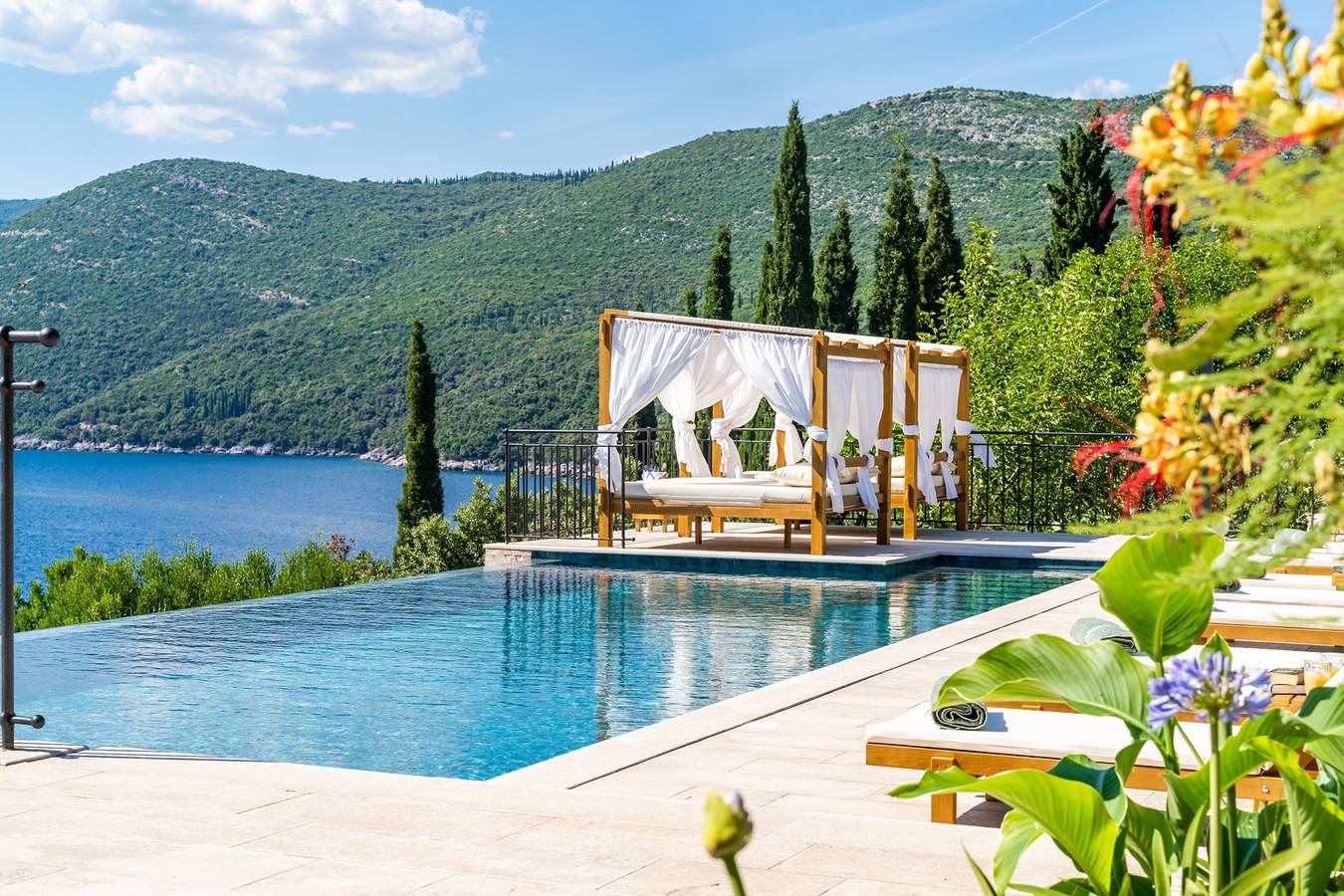 Villa Bay Breeze mit Infinity Pool in Molunat, Dubrovnik-Neretva