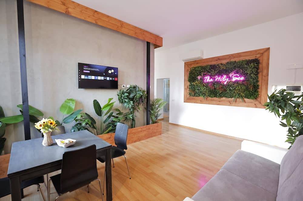 Ganze Wohnung, 1 Schlafzimmer Apartment - 1 Badezimmer - Großes Wohnzimmer - San Pietro Station in Vatikan, Rom Provinz