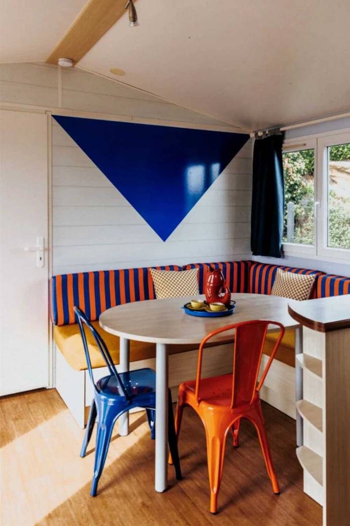 Mobil home pour 4 personnes, avec Terrasse et Piscine dans Landrellec - 4