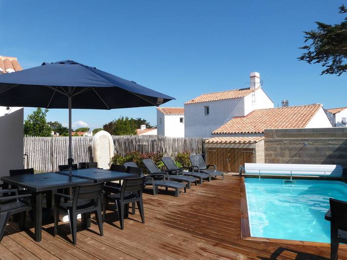 Location de vacances pour 10 personnes, avec terrasse et jardin dans Plage De La Bosse L Epine - 3