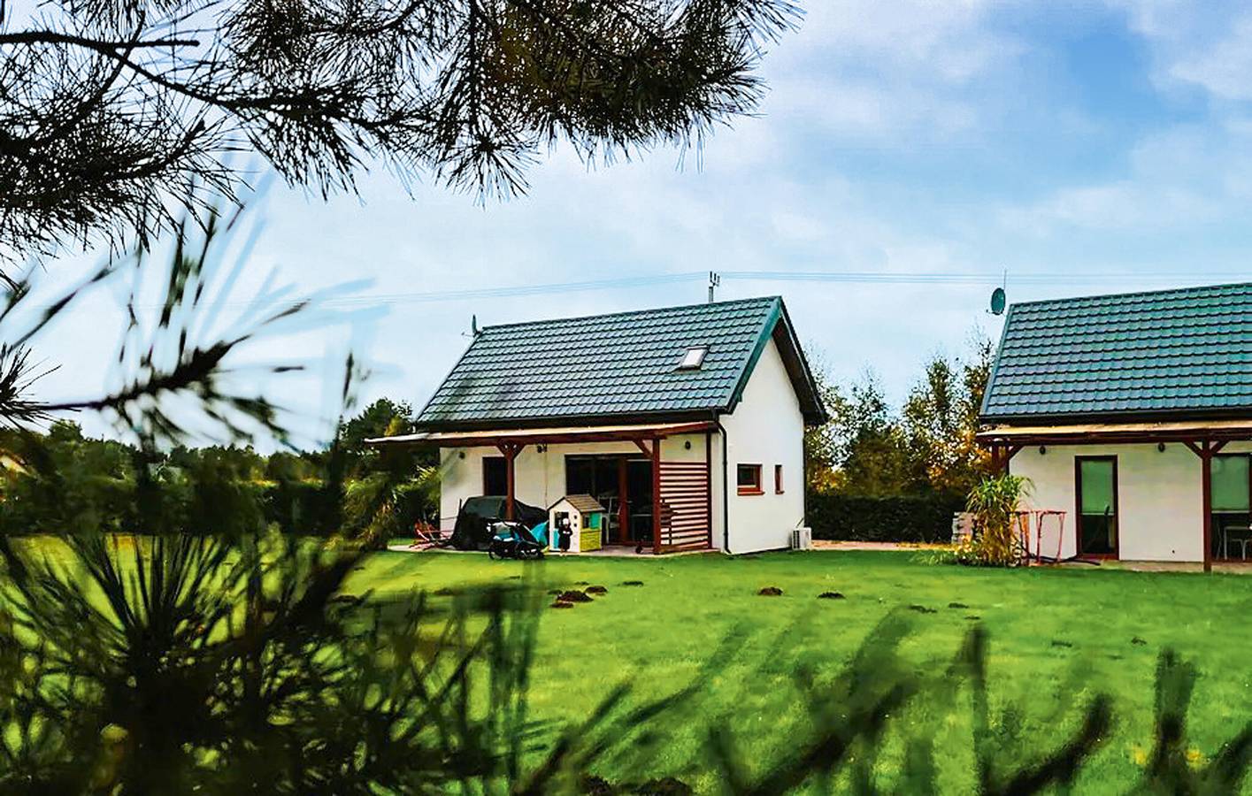 Ferienhaus für 6 Personen mit Ausblick in Krokowa