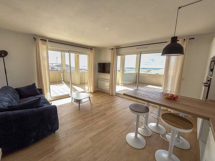 Gîte pour 4 personnes, avec terrasse dans Plage Nord Des Sableres Vieux Boucau Les Bains