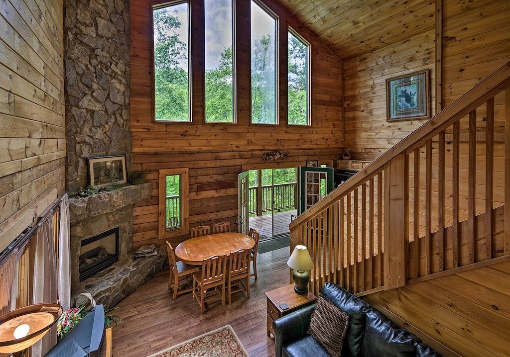 Neu-Blowing Rock Area Cabin mit 22 Acres & Pavillon in Blue Ridge Parkway, Caldwell County