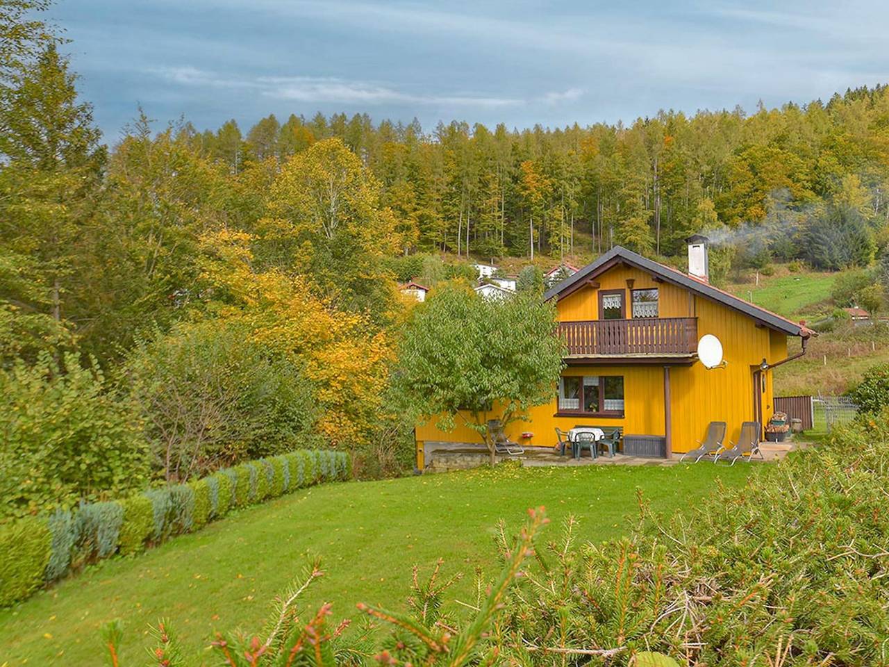 Ruhig gelegenes Ferienhaus im Thüringer Wald in Steinbach-Hallenberg, Rennsteig