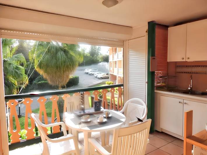 Studio pour 4 personnes, avec terrasse