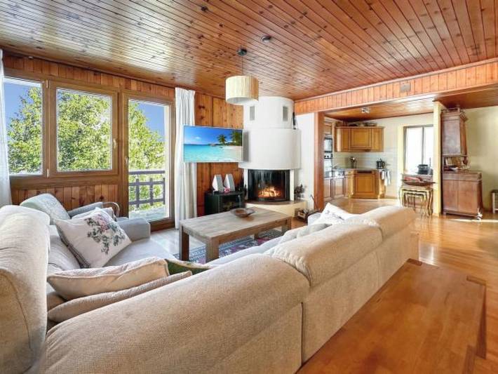 Location de vacances pour 10 personnes, avec balcon dans Les Marécottes