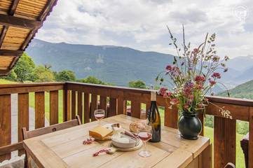 Gîte pour 6 personnes, avec terrasse à La Léchère