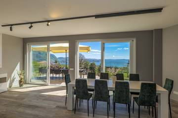 Ferienwohnung für 14 Personen, mit Terrasse und Whirlpool sowie Garten in Lago Maggiore (Piemont)