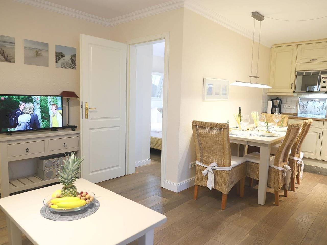 Ganze Wohnung, Komfortable 2-Zimmer-Wohnung mit Balkon, Garten und Sauna in Westerland in Westerland, Sylt (Gemeinde)