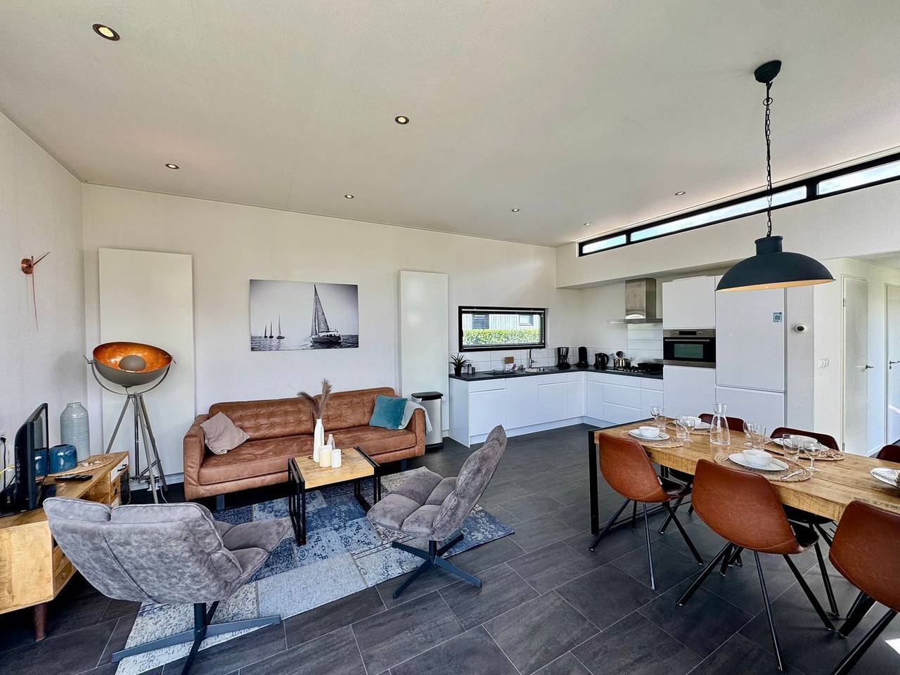 Hundefreundliches Chalet Coastline mit Zaun für 6 Personen nahe Strand & Natur in Nieuwvliet, Zeeuwse Kust