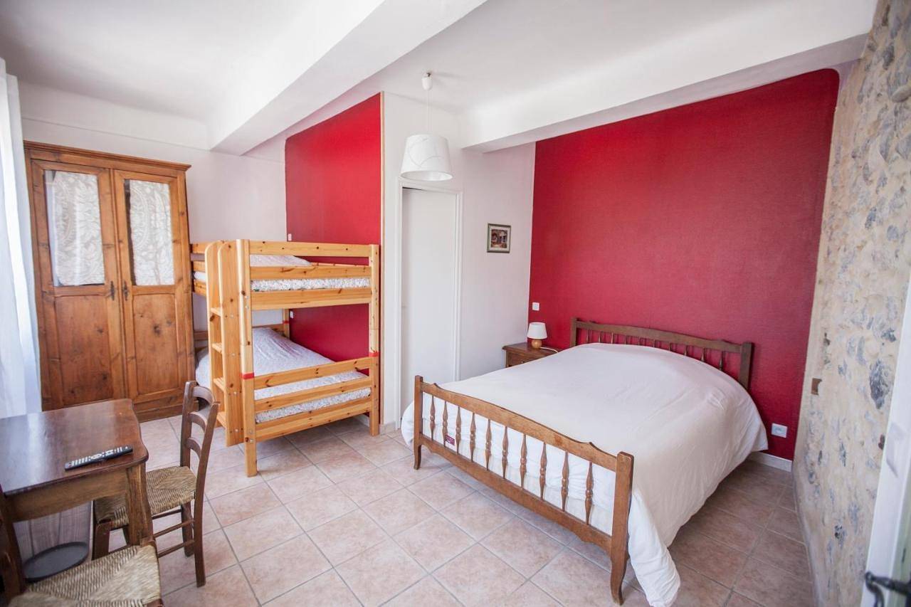 Double Room with Private External Bathroom in Mézel, Alpes-de-Haute-Provence