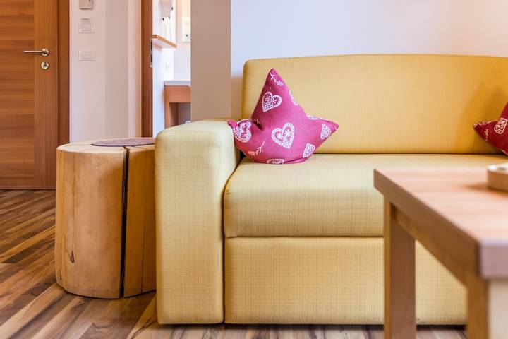 Appartamento intero, Appartamento di vacanza 'Riegelehof 1' con balcone, giardino e Wi-Fi in Laion, Dolomiti Superski