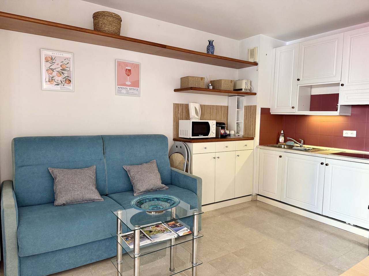 Studio entier, Victoria Beach Studio in Menton, Côte méditerranéenne (France)