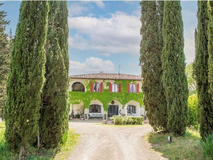 Location de vacances pour 14 personnes, avec Terrasse ainsi que Jardin et Piscine à Montespertoli - 3