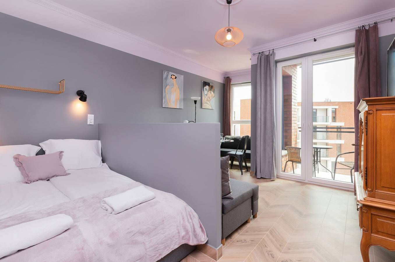 Hel enrumslägenhet, Comfortable Studio | Balcony | Close to Old Town in Gdańsk, Tricity