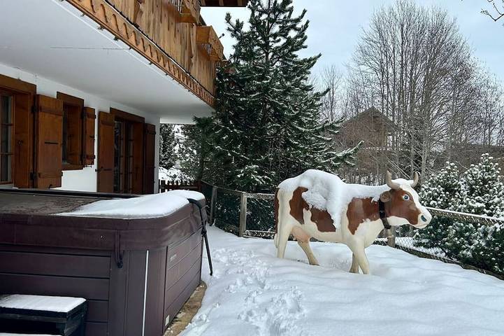 Ferienwohnung für 7 Personen, mit Whirlpool und Balkon, mit Haustier in Saanen