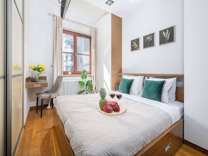 Cały apartament, Mieszkanie Parkside z prywatnym garażem in Łódź, Województwo łódzkie