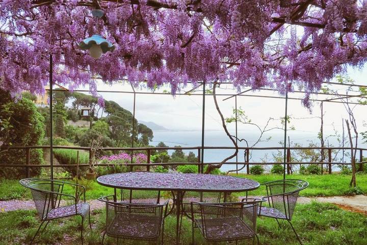 Casa sulla spiaggia per 5 persone, con giardino e panorama in Campania