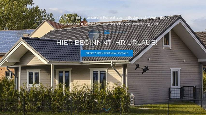 Ferienhaus für 6 Personen, mit Terrasse und Garten, mit Haustier in Bodenfelde